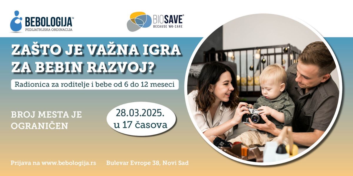 Zašto je igra važna za bebin razvoj?