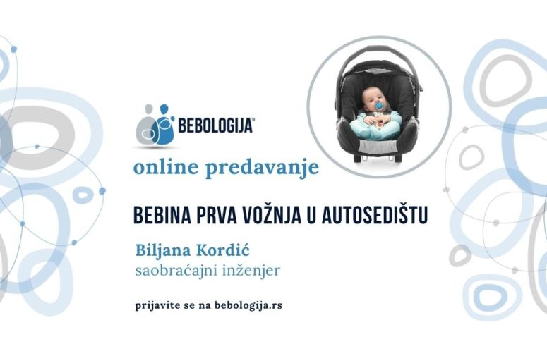 BEBOLOGIJA ONLAJN: Bebina prva vožnja u autosedištu