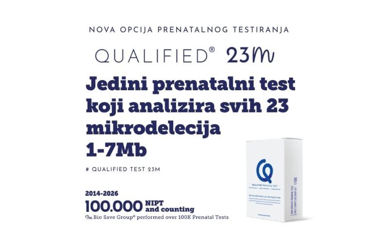 Predstavljamo vam novu Qualified® m seriju neinvazivnih prenatalnih testova, razvijenu uz najnoviju tehnologiju za još precizniju analizu genetskih promena.