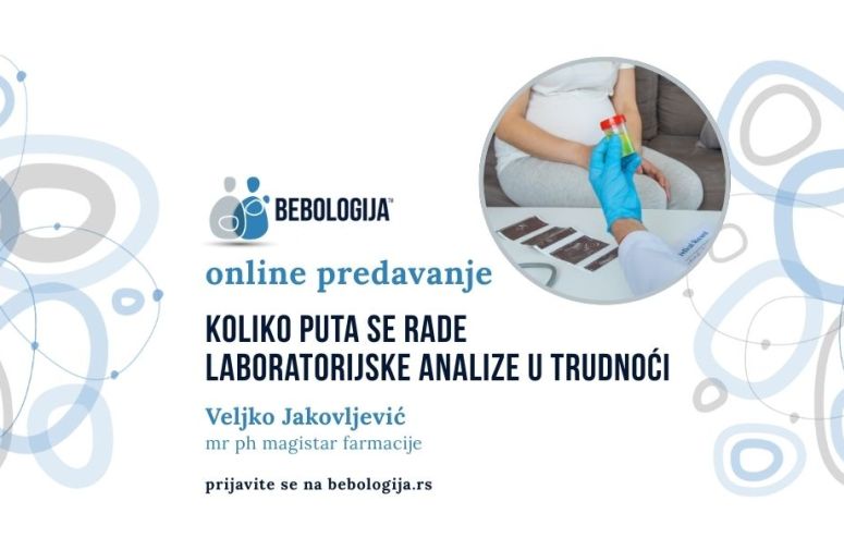 BEBOLOGIJA ONLAJN: Koliko puta se rade laboratorijske analize u trudnoći?