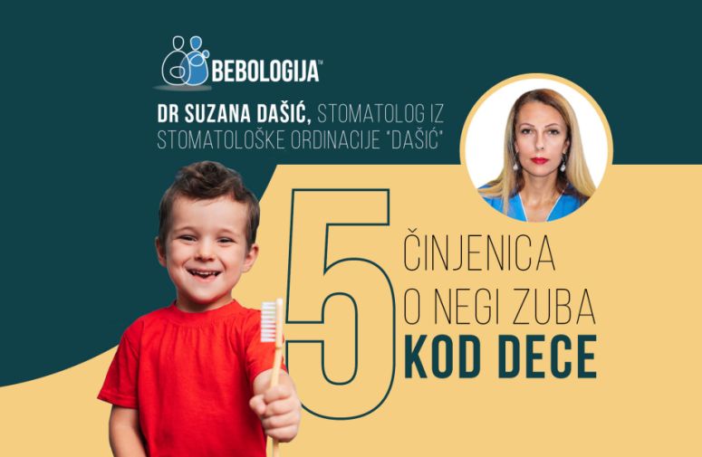 Sa stomatologom, dr Suzanom Dašić iz stomatološke ordinacije " Dr Dašić" danas razgovaramo o negi zuba kod dece...